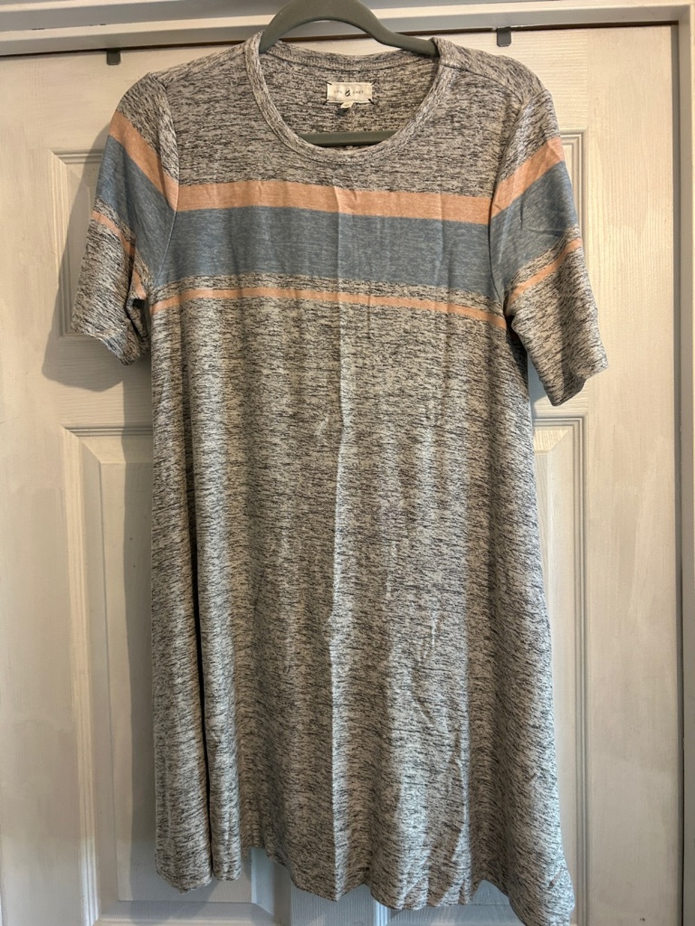 Lou & Grey Heather Gray Knit Top